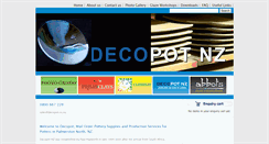 Desktop Screenshot of decopot.co.nz